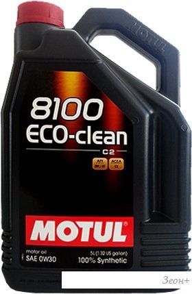 Моторное масло Motul 8100 Eco-clean 0W-30 5л