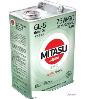   Mitasu MJ-411 GEAR OIL GL-5 75W-90 LSD 100% Synthetic 4