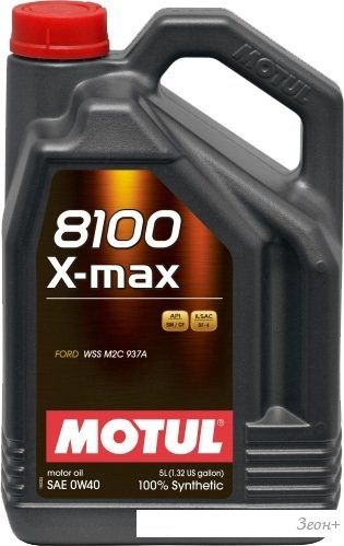 Моторное масло Motul 8100 X-Max 0W-40 5л
