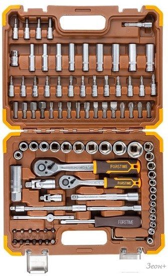 Универсальный набор инструментов Forstime FT-4941-5DS-м (94 предмета)