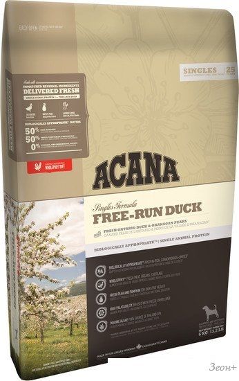 Корм для собак Acana Free-Run Duck 11.4 кг