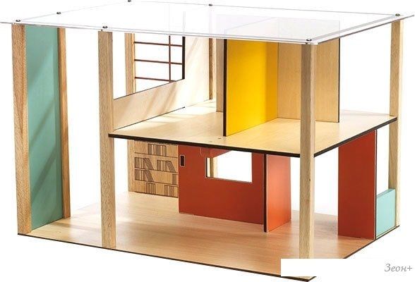 Кукольный домик Djeco Cubic House 07801