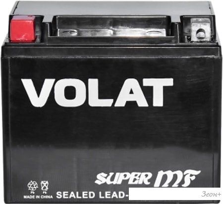 Мотоциклетный аккумулятор VOLAT YT12B-4 (MF) (10 А·ч)