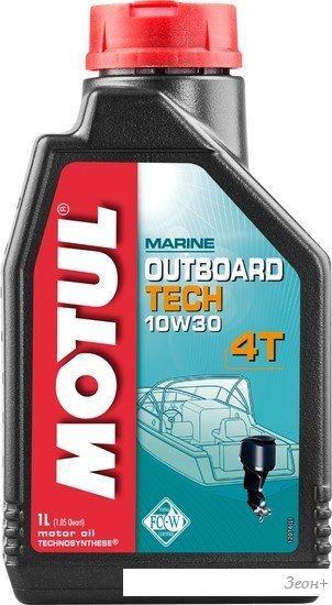 Моторное масло Motul Outboard Tech 10W-30 4T 1л