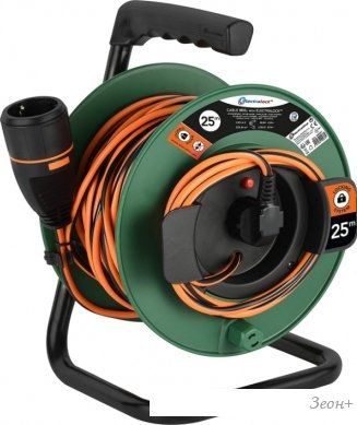Удлинитель Electraline 49237 (25 м, зеленый)