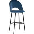 Стул Stool Group Меган велюр барный (пыльно-синий)
