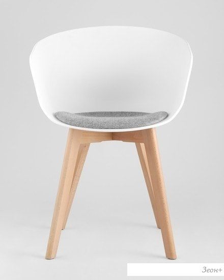 Стул с подлокотниками Stool Group Libra Soft (белый)
