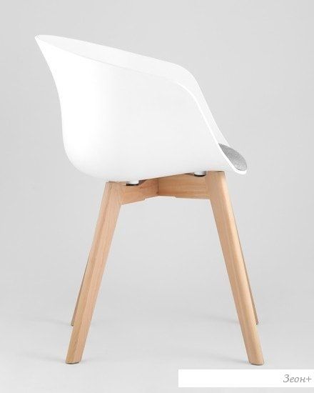 Стул с подлокотниками Stool Group Libra Soft (белый)