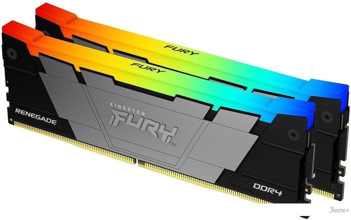 Оперативная память Kingston FURY Renegade RGB 32ГБ DDR4 3600МГц KF436C18RB2A/32