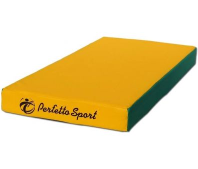 Cпортивный мат Perfetto Sport №1 100x50x10 (желтый/зеленый)