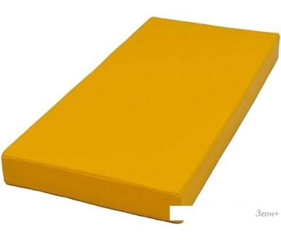 Cпортивный мат КМС №1 100x50x10 (желтый)