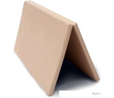 Cпортивный мат Perfetto Sport №16 складной 135x123x4 (бежевый)
