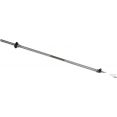 Гриф для штанги MB Barbell Прямой 1250 мм (с гайками)