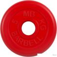 Диск MB Barbell Стандарт 51 мм (1x5 кг, красный)