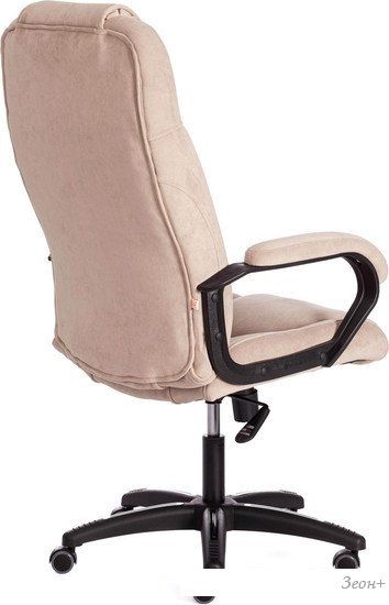 Кресло TetChair Bergamo (флок, хром/бежевый)