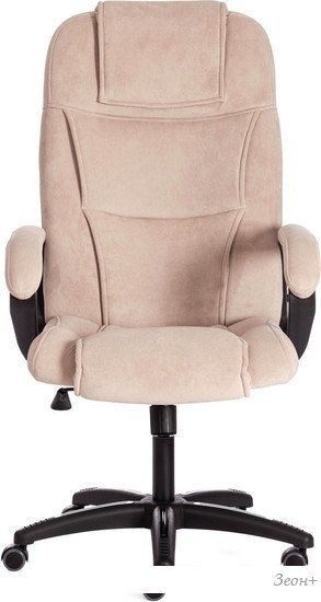 Кресло TetChair Bergamo (флок, хром/бежевый)