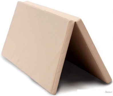 Cпортивный мат Perfetto Sport №14 складной 123x100x4 (бежевый)