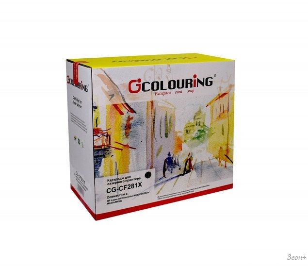 Картридж Colouring CG-CF281X (аналог HP 81X (CF281X))