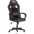 Кресло TetChair Driver (иск. кожа/ткань, черный/черный)