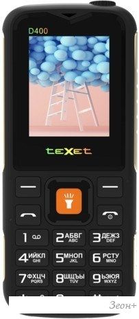Кнопочный телефон TeXet TM-D400 (черный)