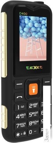Кнопочный телефон TeXet TM-D400 (черный)