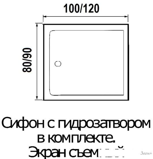 Душевая кабина River Tana 120/90 (без крыши) купить в Гомеле. Цена ...