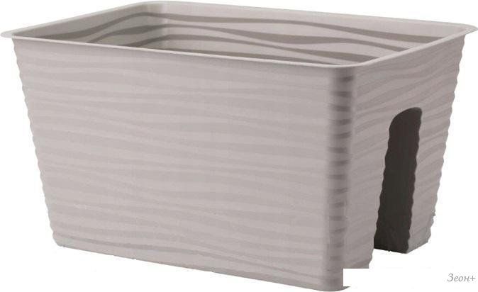 Кашпо Form-Plastic Sahara 4460-055 (светло-серый)