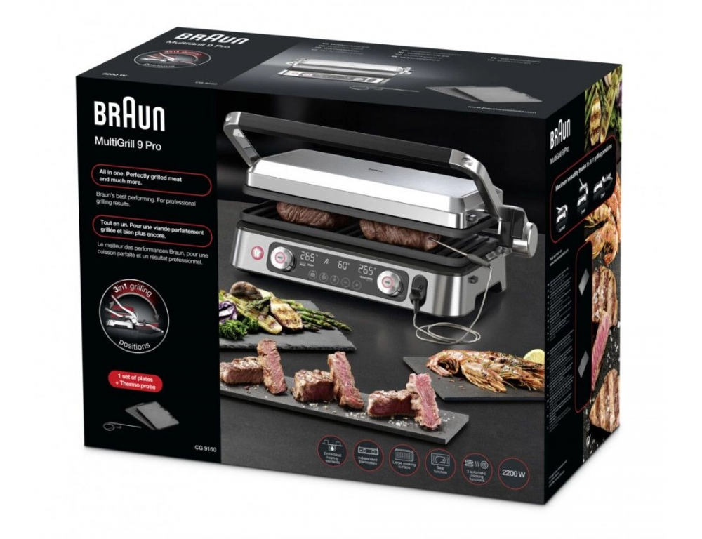 Электрогриль Braun MultiGrill 9 Pro CG9160