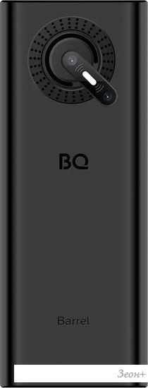 Кнопочный телефон BQ-Mobile BQ-1858 Barrel (черный/серебристый)