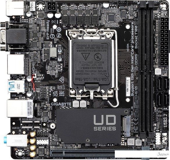 Материнская плата Gigabyte H610I (rev. 1.0)