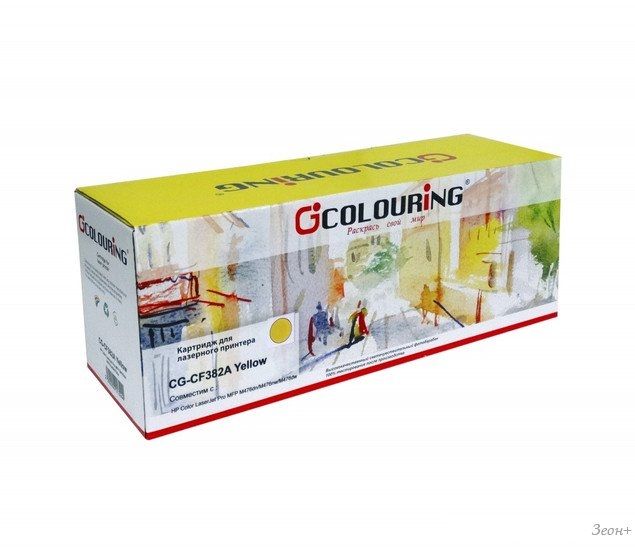 Картридж Colouring CG-CF382A (аналог HP 312A (CF382A))