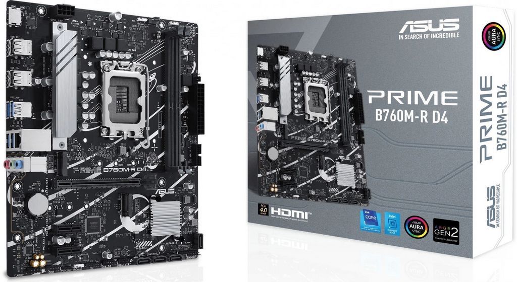 Материнская плата ASUS PRIME B760M-R D4