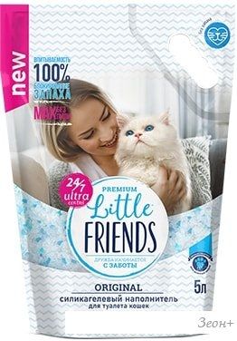 Наполнитель для туалета Little Friends Original 5 л