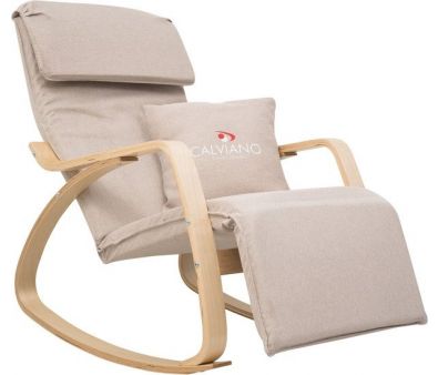 Кресло-качалка Calviano Comfort 1 (светло-бежевый)