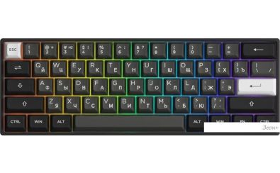  Akko 3061S Black & Sliver (Akko Cream Yellow V3 Pro)
