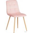 Стул TetChair Chilly mod. 7094-1 металл/вельвет (розовый/натуральный)