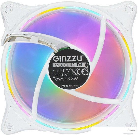 Вентилятор для корпуса Ginzzu 12LD4