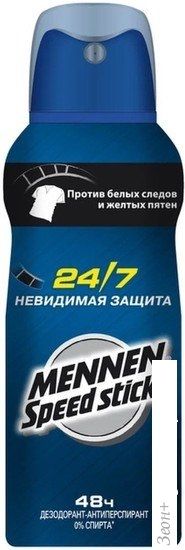 Антиперспирант-спрей Mennen Speed Stick Невидимая защита 24/7 150 мл
