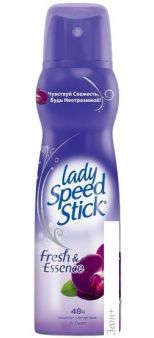 Антиперспирант-спрей Lady Speed Stick Fresh & Essence с ароматом вдохновленным черной орхидеей 150 мл