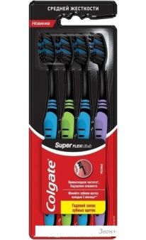    Colgate Super Flexi Black   (4 )