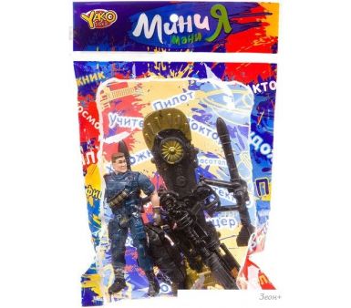 Набор фигурок Yako Toys Мини МаниЯ Полицейский с собакой К93736