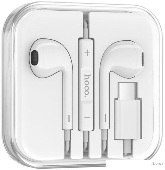 Наушники Hoco M101 USB Type-C (белый)