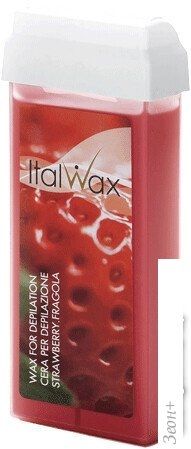 Воск ItalWax для депиляции Клубничный в картридже (100 г)