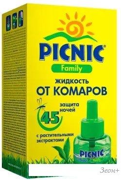 Жидкость для фумигатора Picnic Family 45 ночей 30 мл