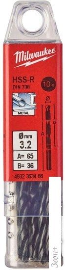 Набор оснастки Milwaukee 4932363466 (10 предметов)