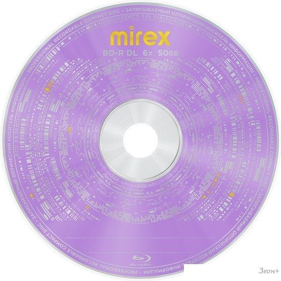 BD-R диск Mirex 50Gb 6х UL141006A6S (1 шт.)