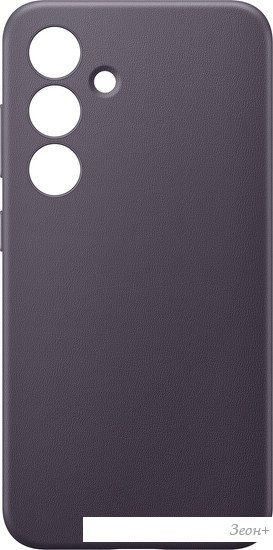 Чехол для телефона Samsung Vegan Leather Case S24+ (темно-фиолетовый)
