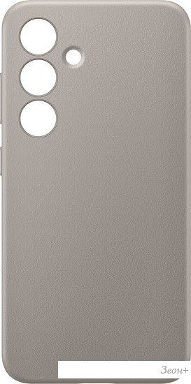 Чехол для телефона Samsung Vegan Leather Case S24+ (серо-коричневый)