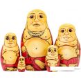 Развивающая игра Брестская Матрешка Будда (набор 5 шт)