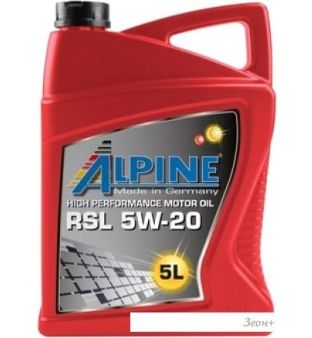   Alpine RSL 5W-20 5